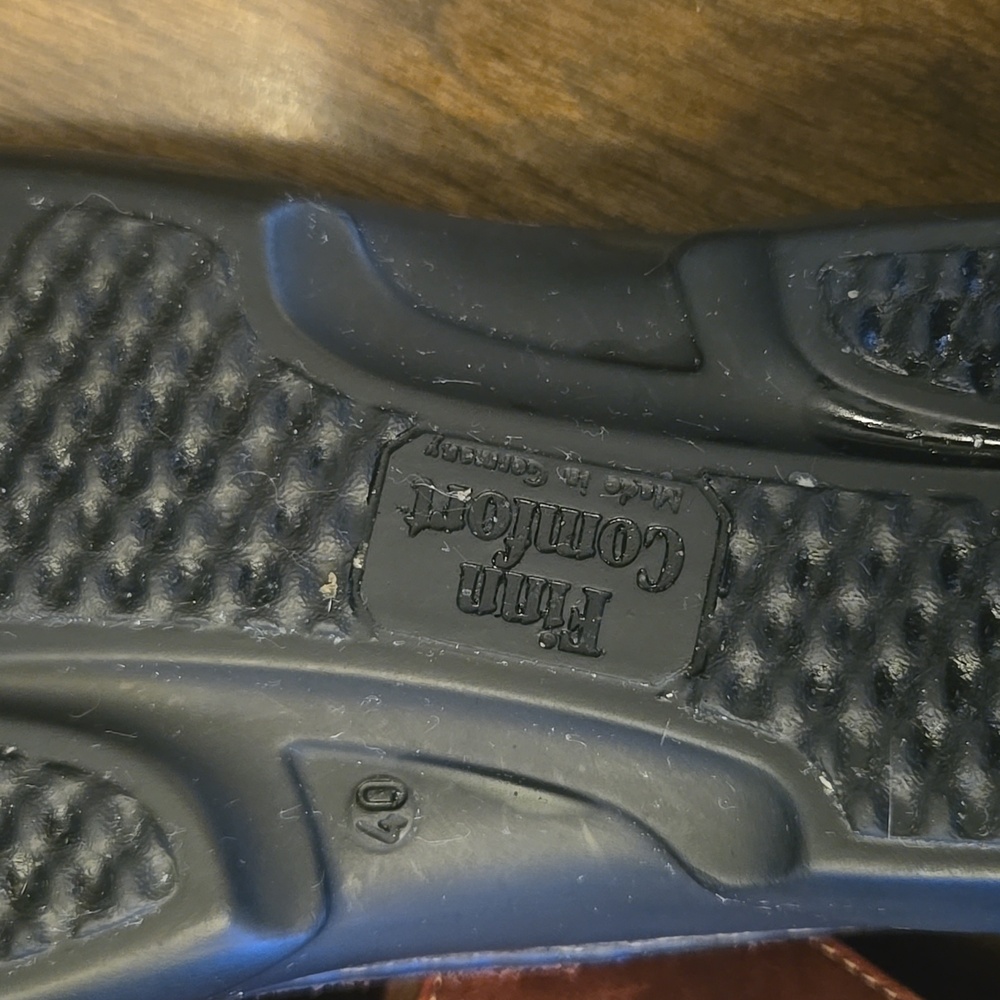 Finn Comfort Brown Leather Mules/Clogs-German - Picture 6 of 9